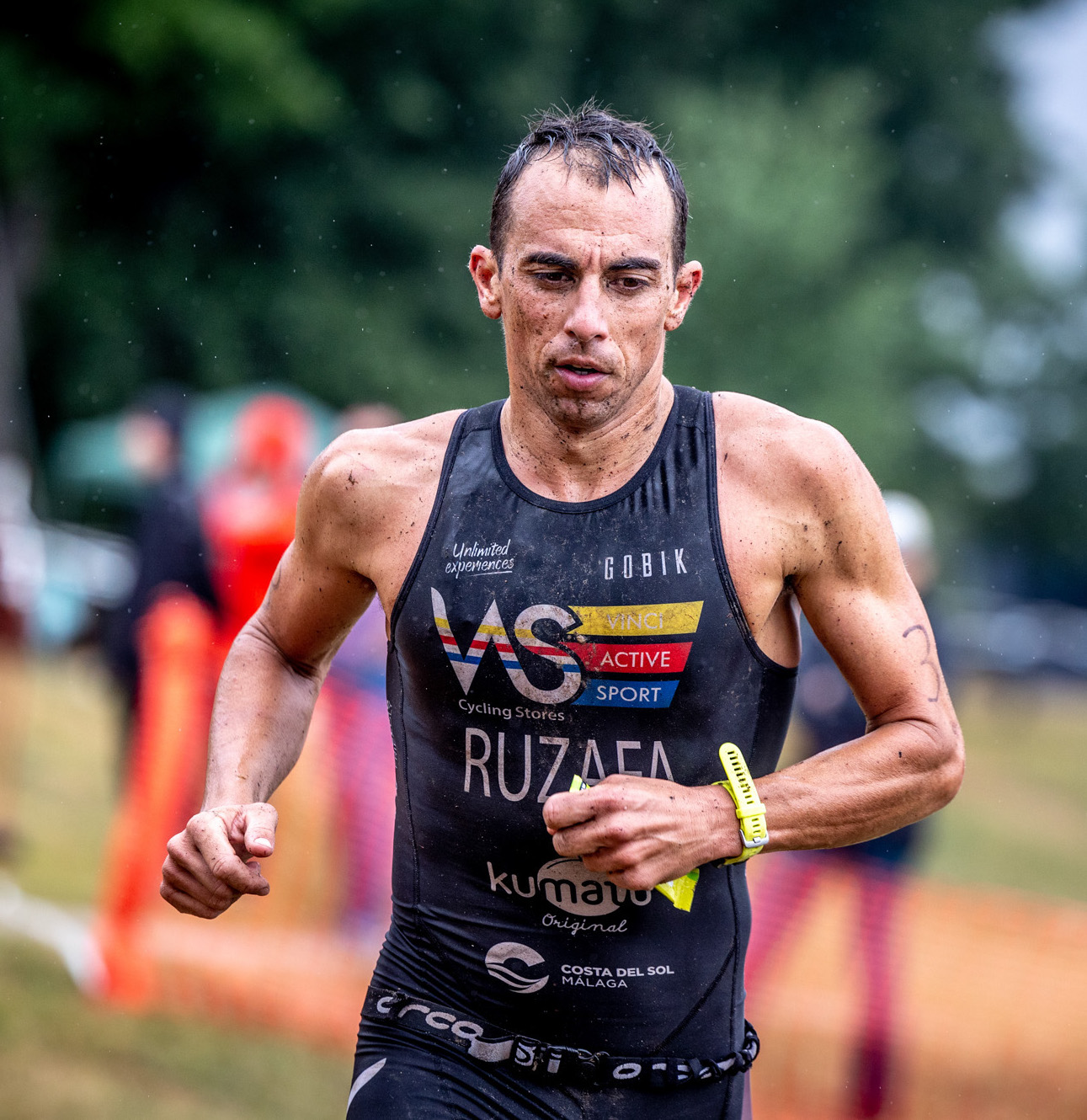 Ruzafa running in an XTERRA.